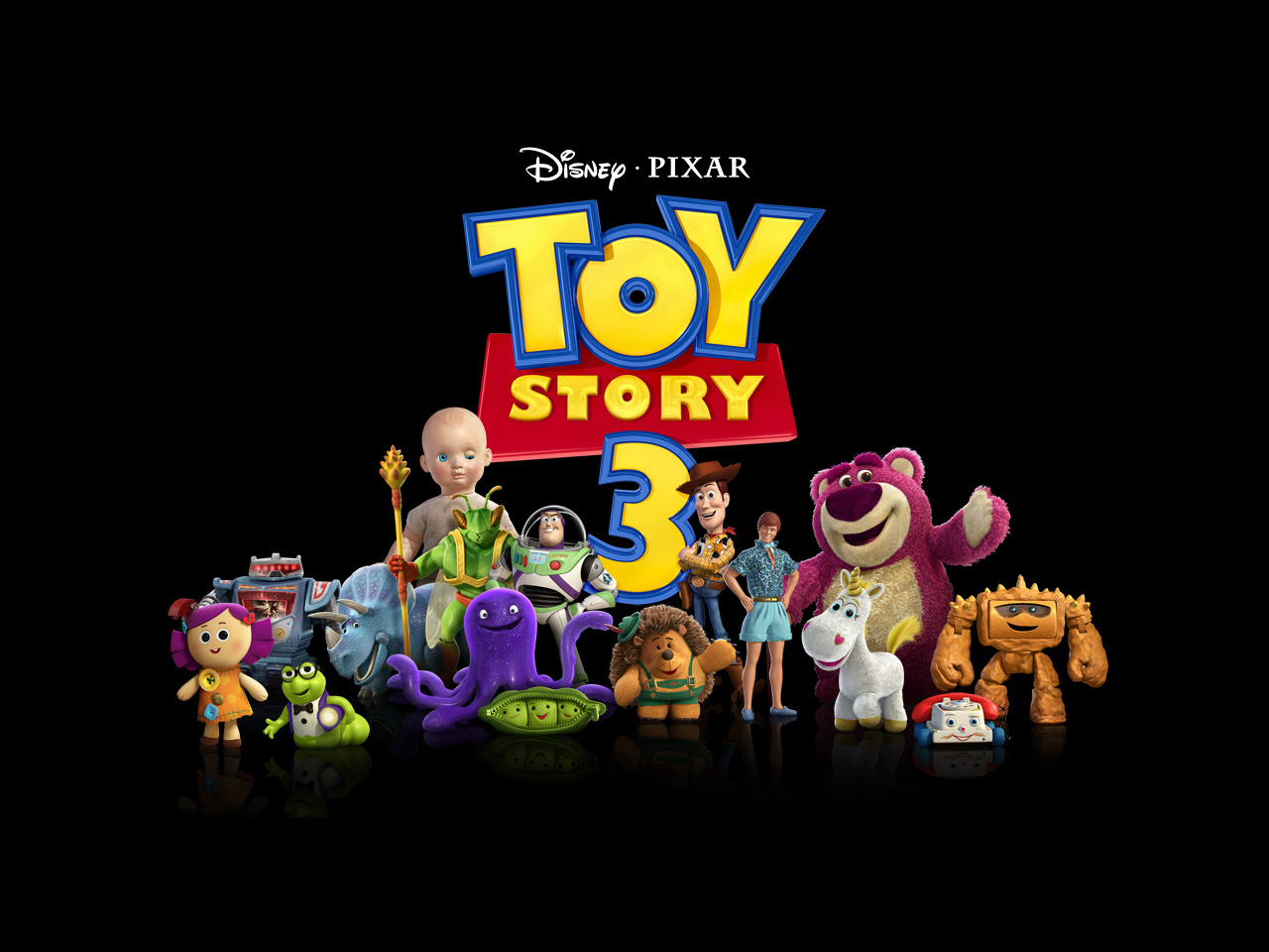 Toy Story 3 Cartoon HD Background Image for Phone - Cartoons