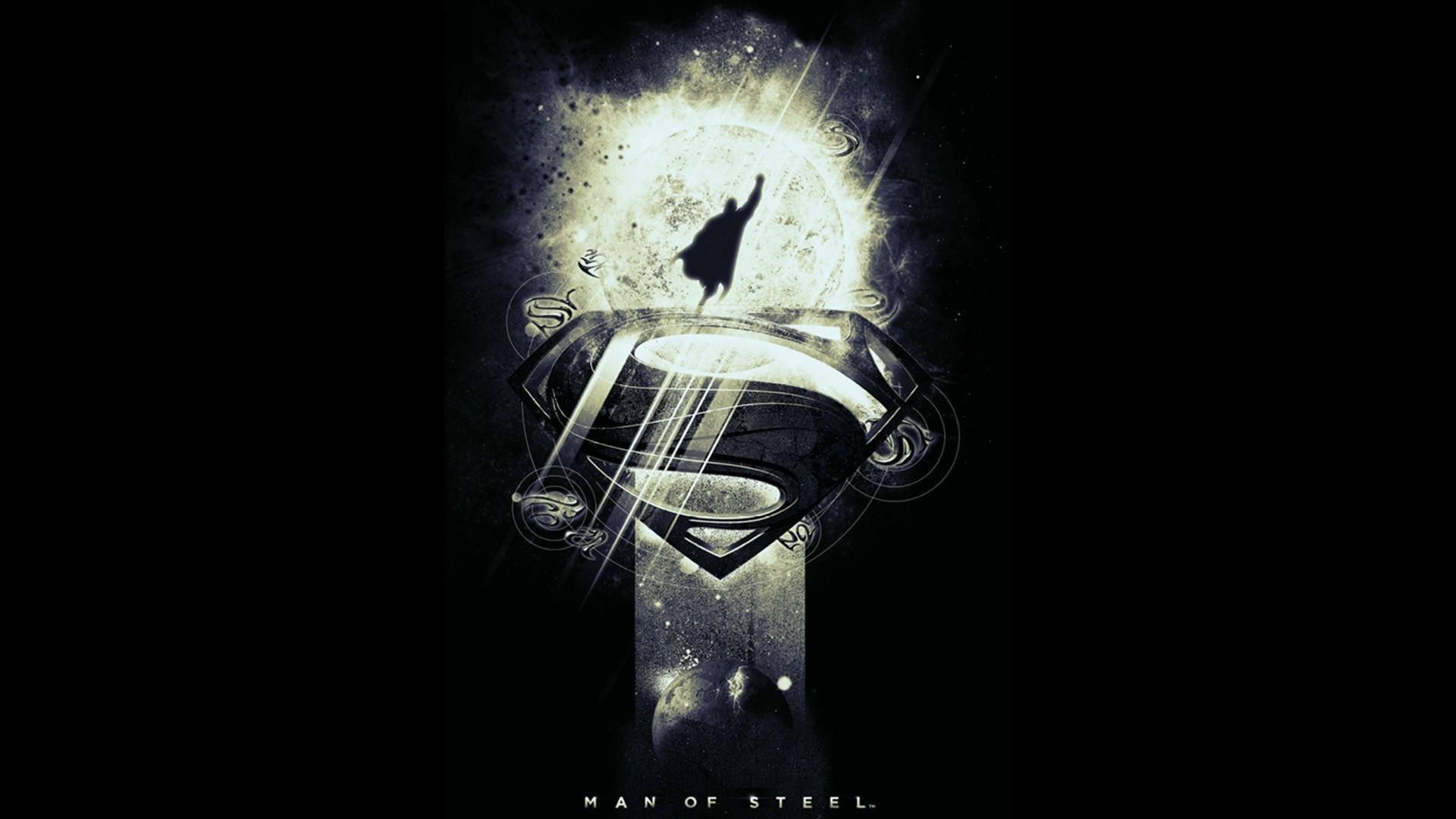 Steel superman black background fan art movies wallpaper | (89443)