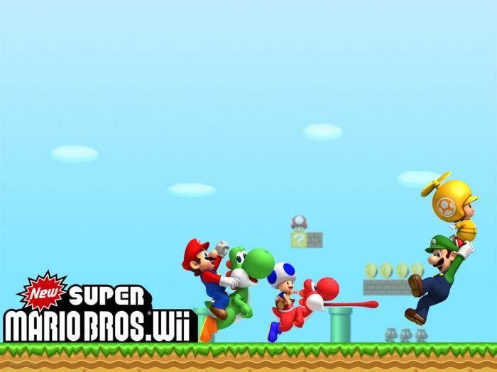 New Super Mario Bros. Wii Wallpaper - Download