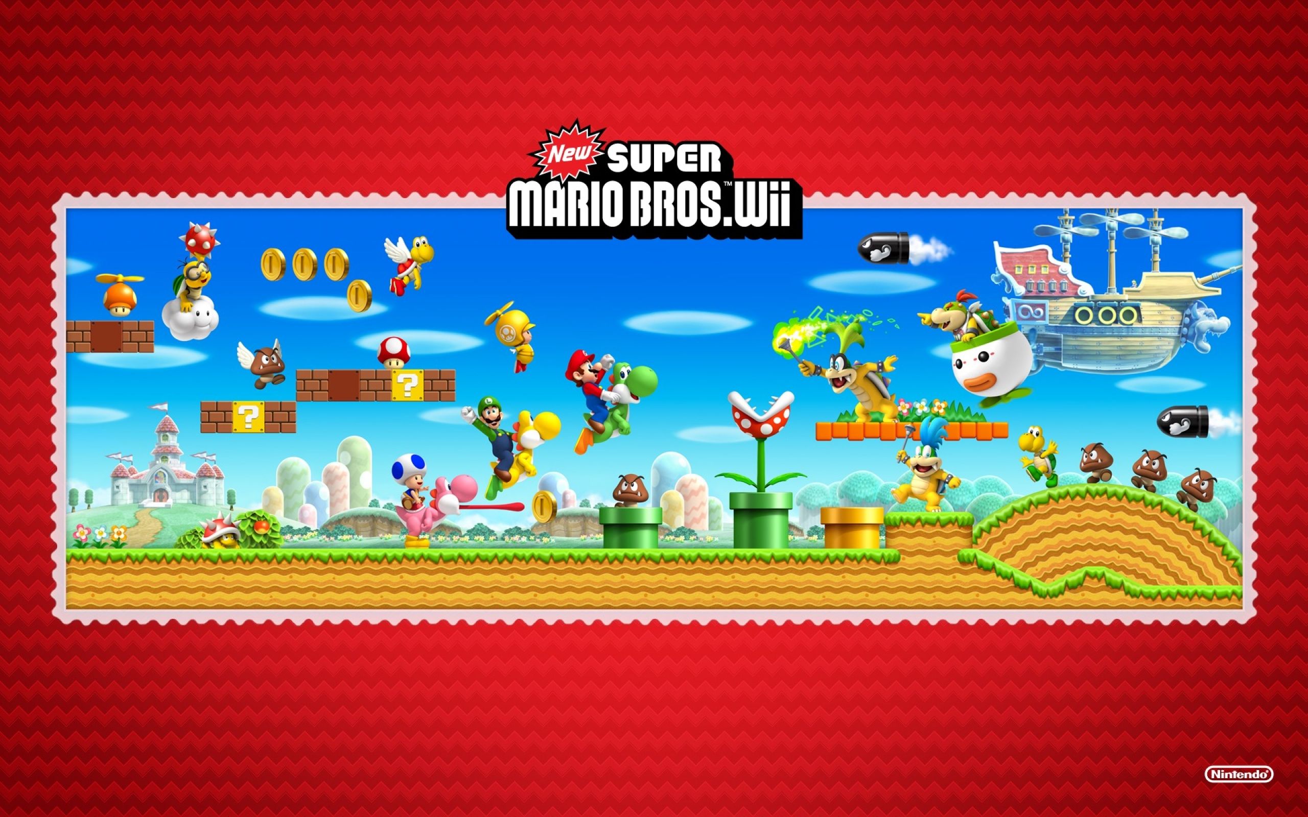 New Super Mario Bros. WII wallpapers New Super Mario Bros. WII