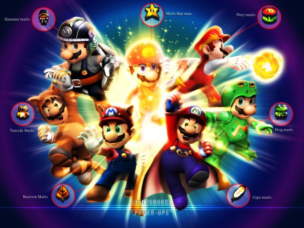 Mario power ups - Super Mario Bros. Wallpaper (32697437) - Fanpop