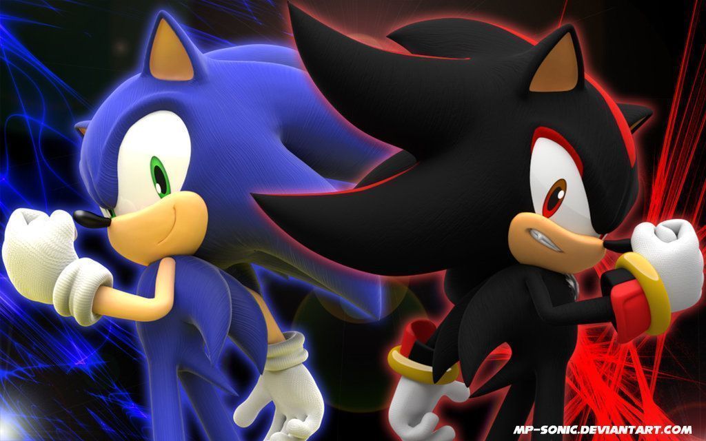 Sonic and Shadow Wallpaper by MP-SONIC on DeviantArt