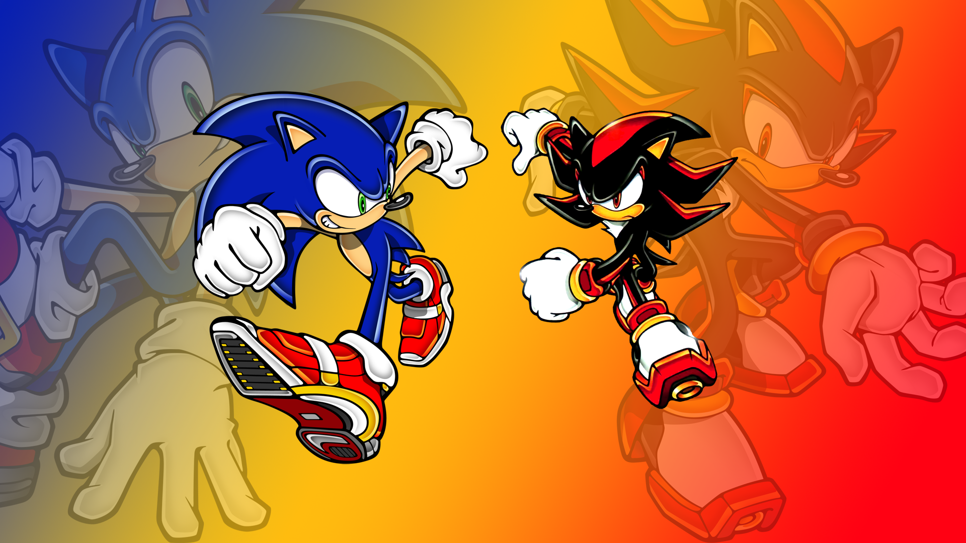 Sonic and Shadow Wallpaper by Dawn Sparkle06 on DeviantArt
