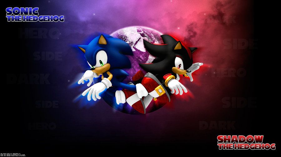 DeviantArt: More Like Sonic Vs Shadow by GameBrawl