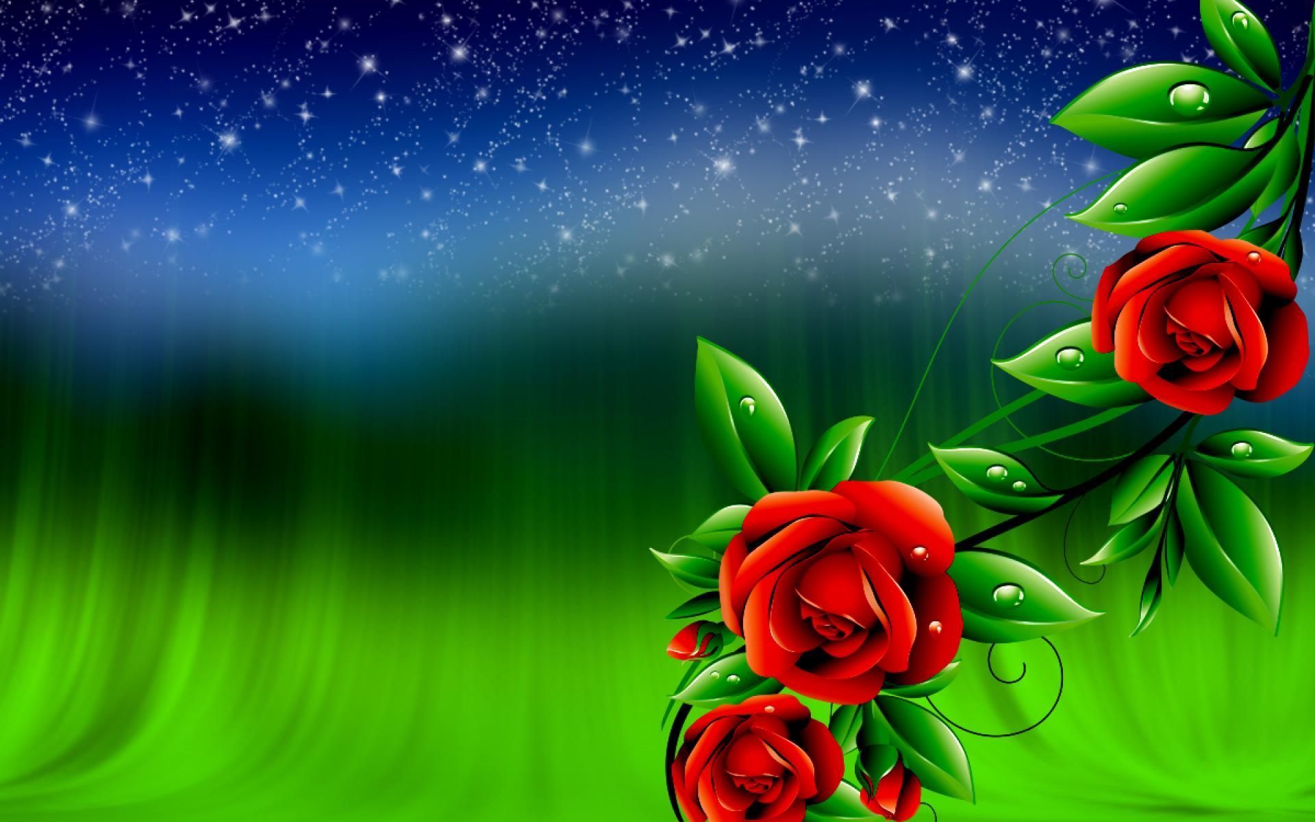 Roses Background HD Wallpaper Download Of Red Roses