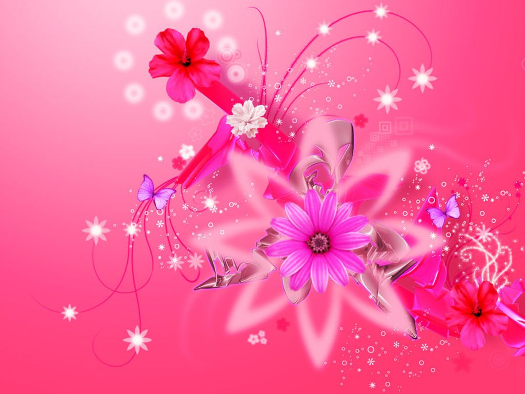 1024x768px Girly Backgrounds Pink Picture | #382532
