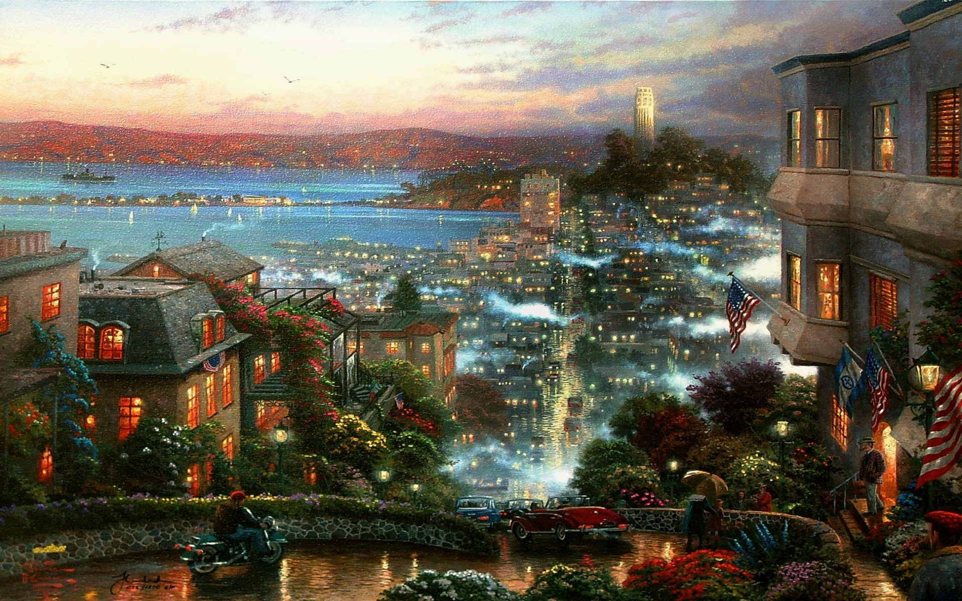 Thomas Kinkade HD Wallpaper - HD Wallpapers Backgrounds of Your Choice