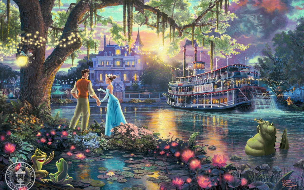 Thomas Kinkade Disney Dreams - Disney Princess Wallpaper