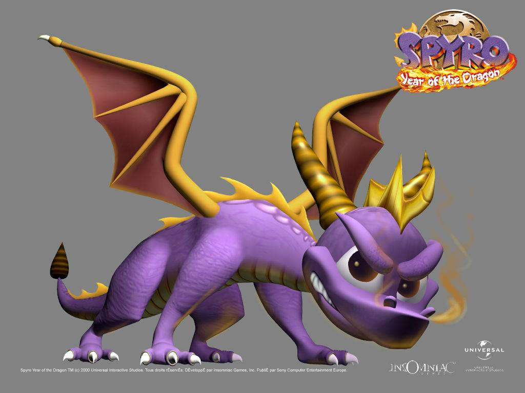 Spyro: Year of the Dragon WP - Spyro The Dragon Wallpaper (321436 ...