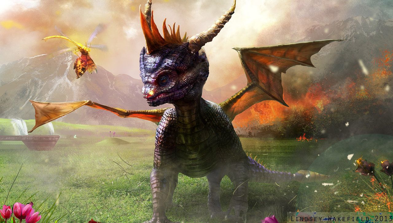 Spyro the Dragon by LindseyWArt on DeviantArt