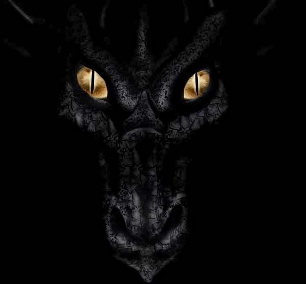 Black face dragon eyes picture and wallpaper Lovely Creatures in