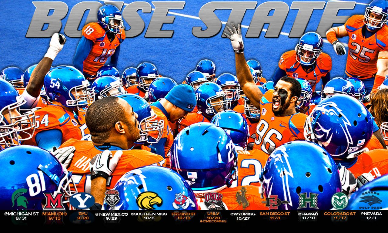 Wallpapers Boise State Broncos Fb Sched .4 1280x768