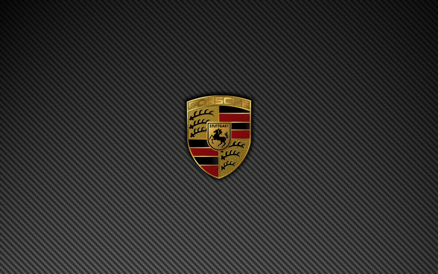 Porsche Badge Logo Carbon Fiber Wallpaper 1440×900 | darelparker.com