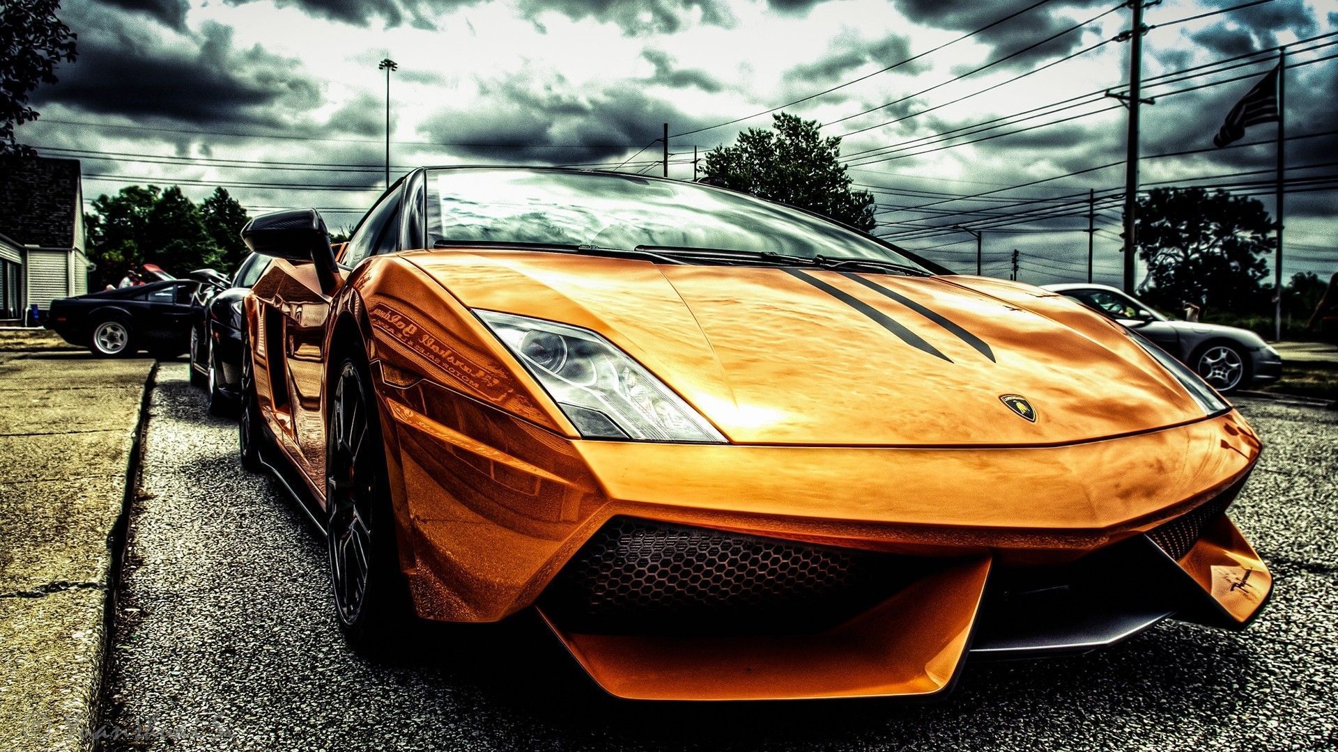 Gold Lamborghini HD Wallpaper | 1920x1080 | ID:48717