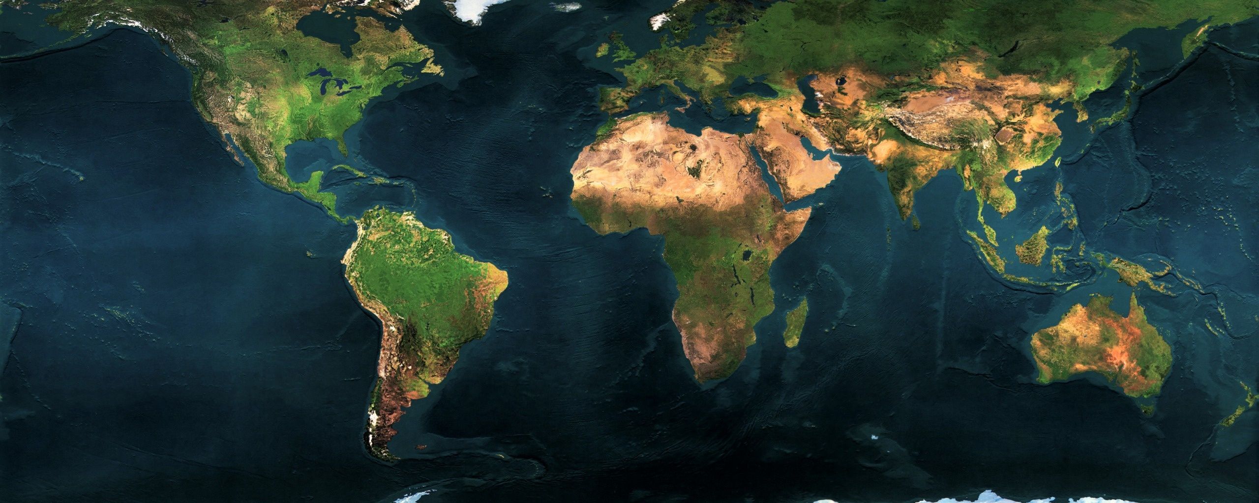 Earth Map Dual Monitor Wallpapers | HD Wallpapers