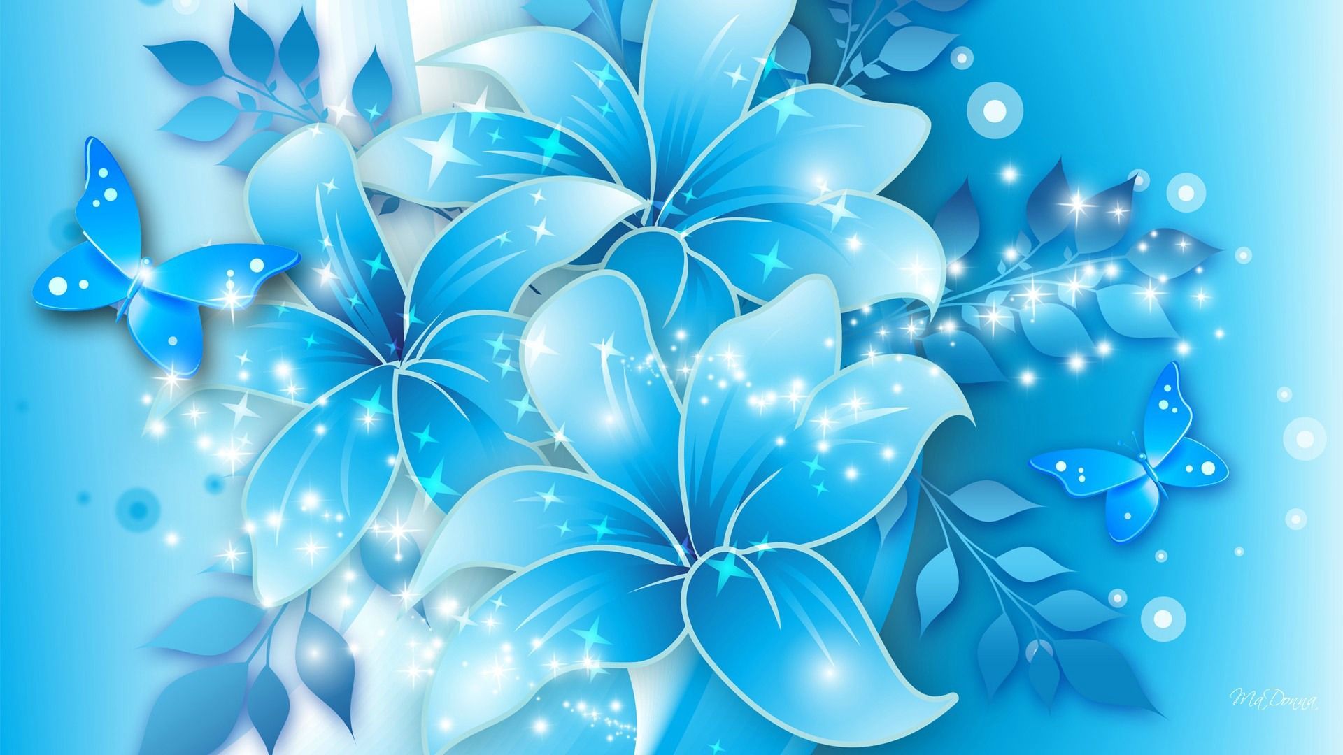 Blue Flower HD Wallpapers - HD Wallpapers Backgrounds of Your Choice