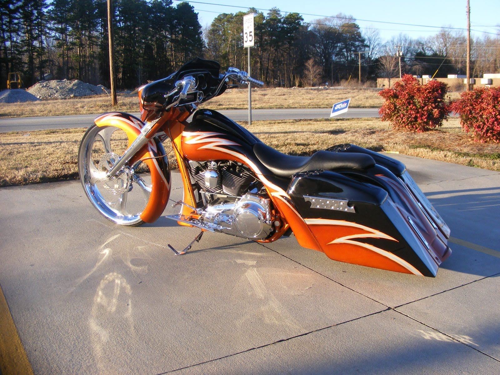 BAGGER Harley Davidson 30 INCH WHeel - HDwallpaper4U.com
