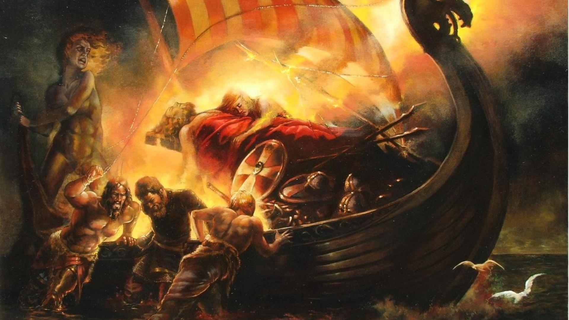 vikings warriors ship artwork HD Wallpaper wallpaper - (#4498 ...