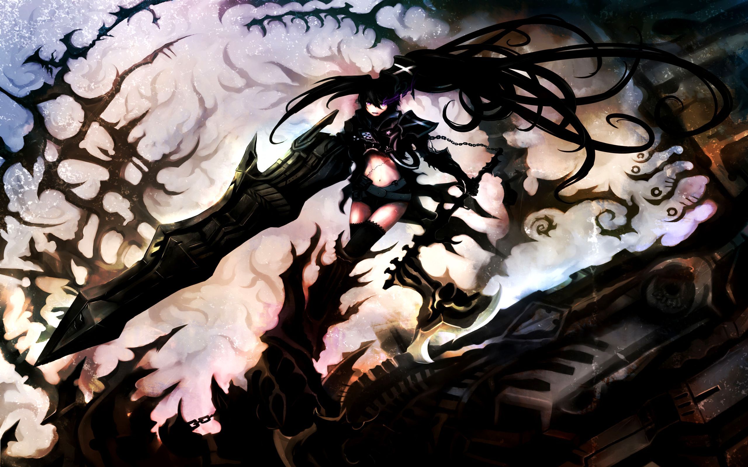 1466 Black Rock Shooter HD Wallpapers Backgrounds - Wallpaper Abyss