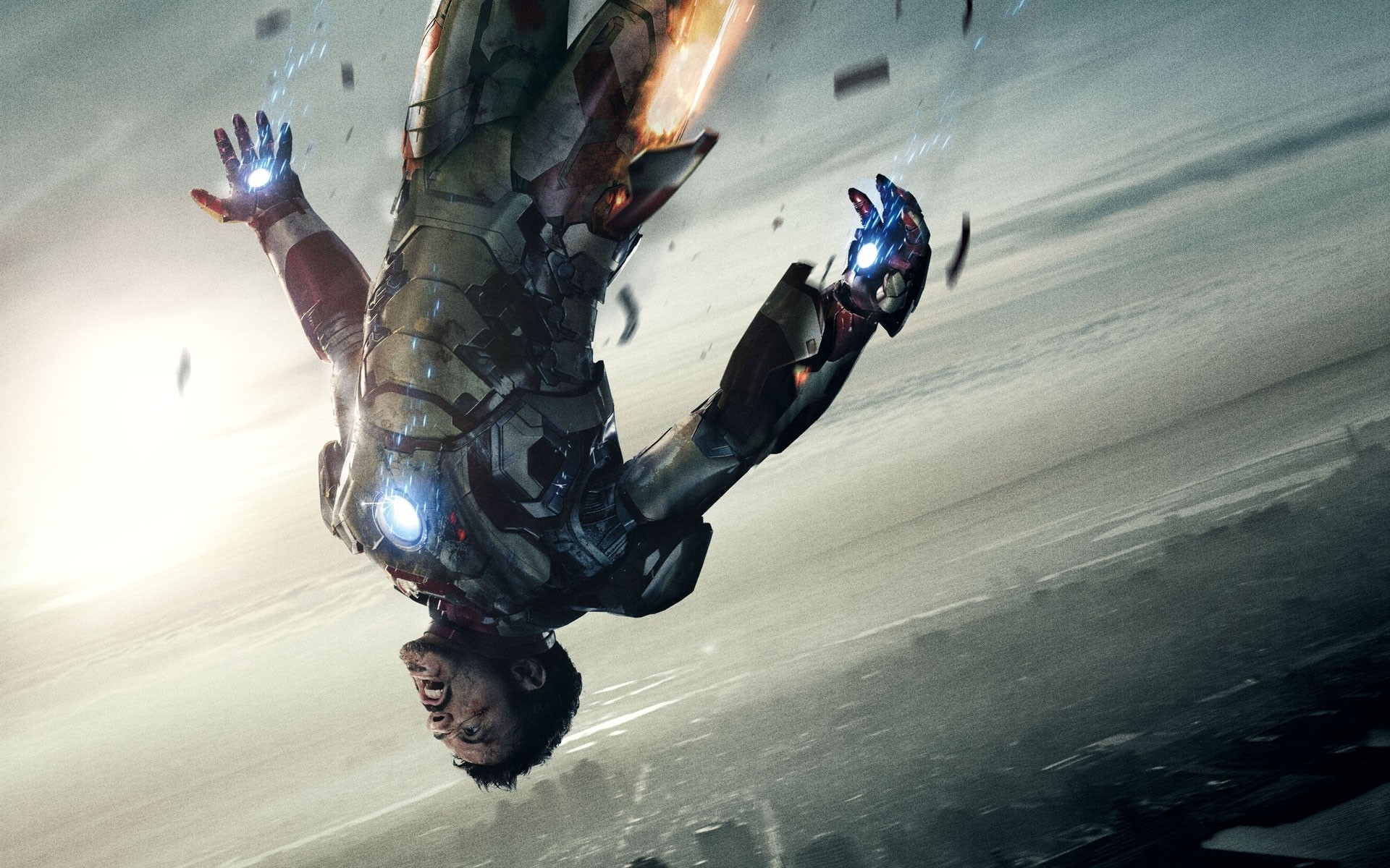 tony stark, iron man, avenger 2, fly, city, movie, hd, wallpaper