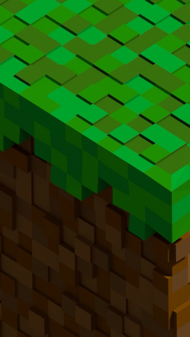 Minecraft Block 2 iPhone 5 Wallpaper 640x1136