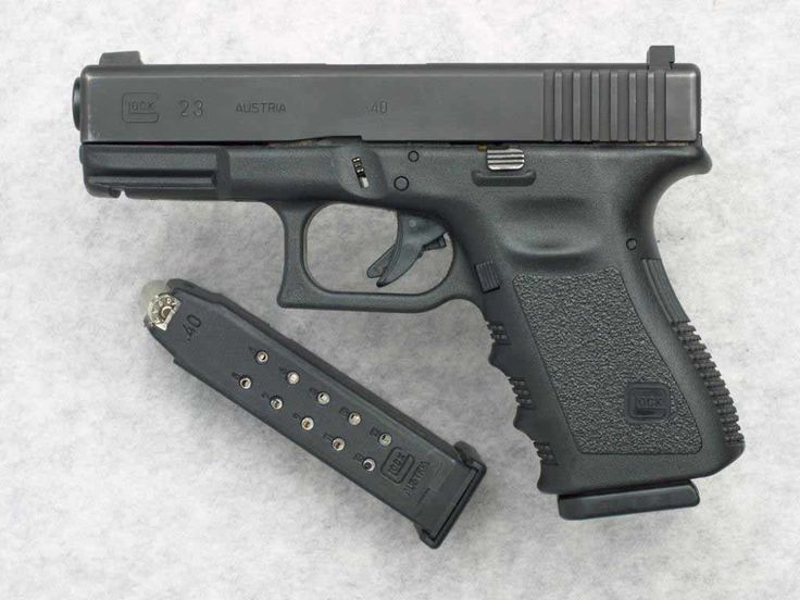 Glock 23, .40 S 13+1 round capacity, This is my gun for my G.H.B ...
