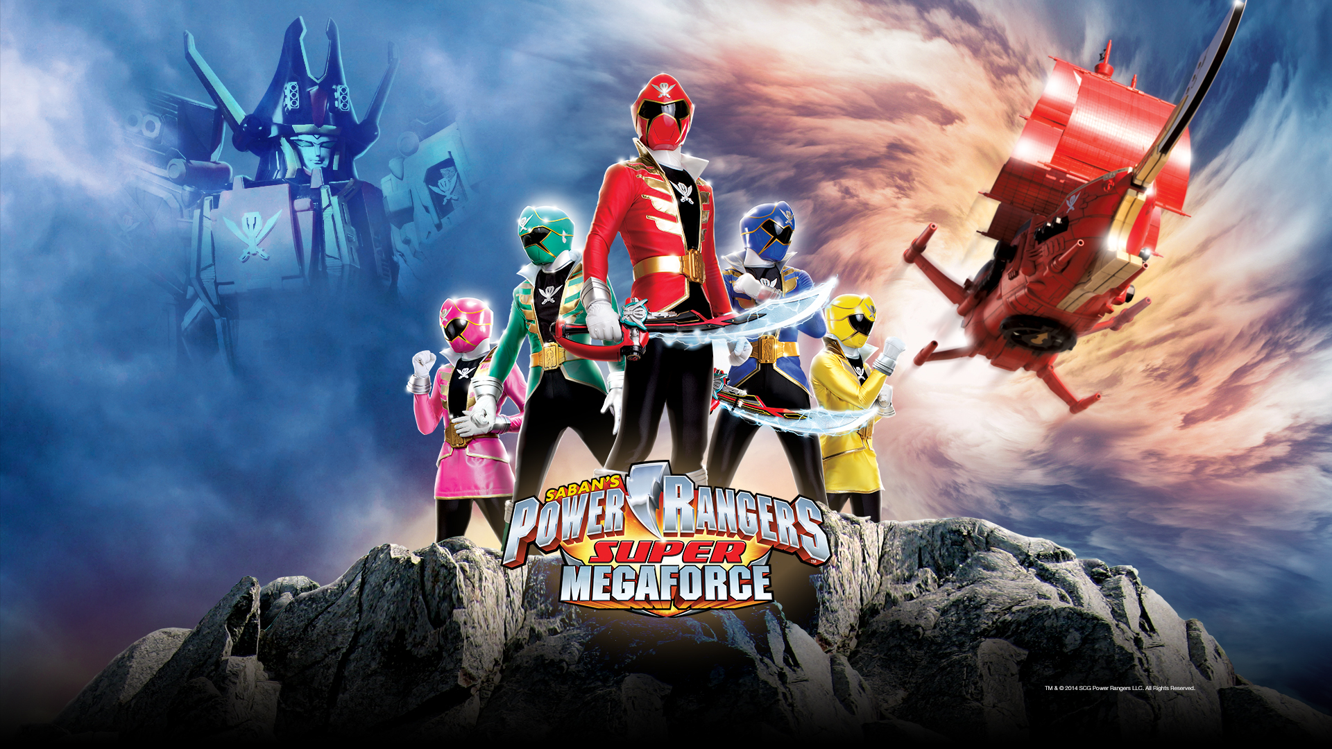 Power Rangers Wallpaper Super Megaforce Group Fun Desktop