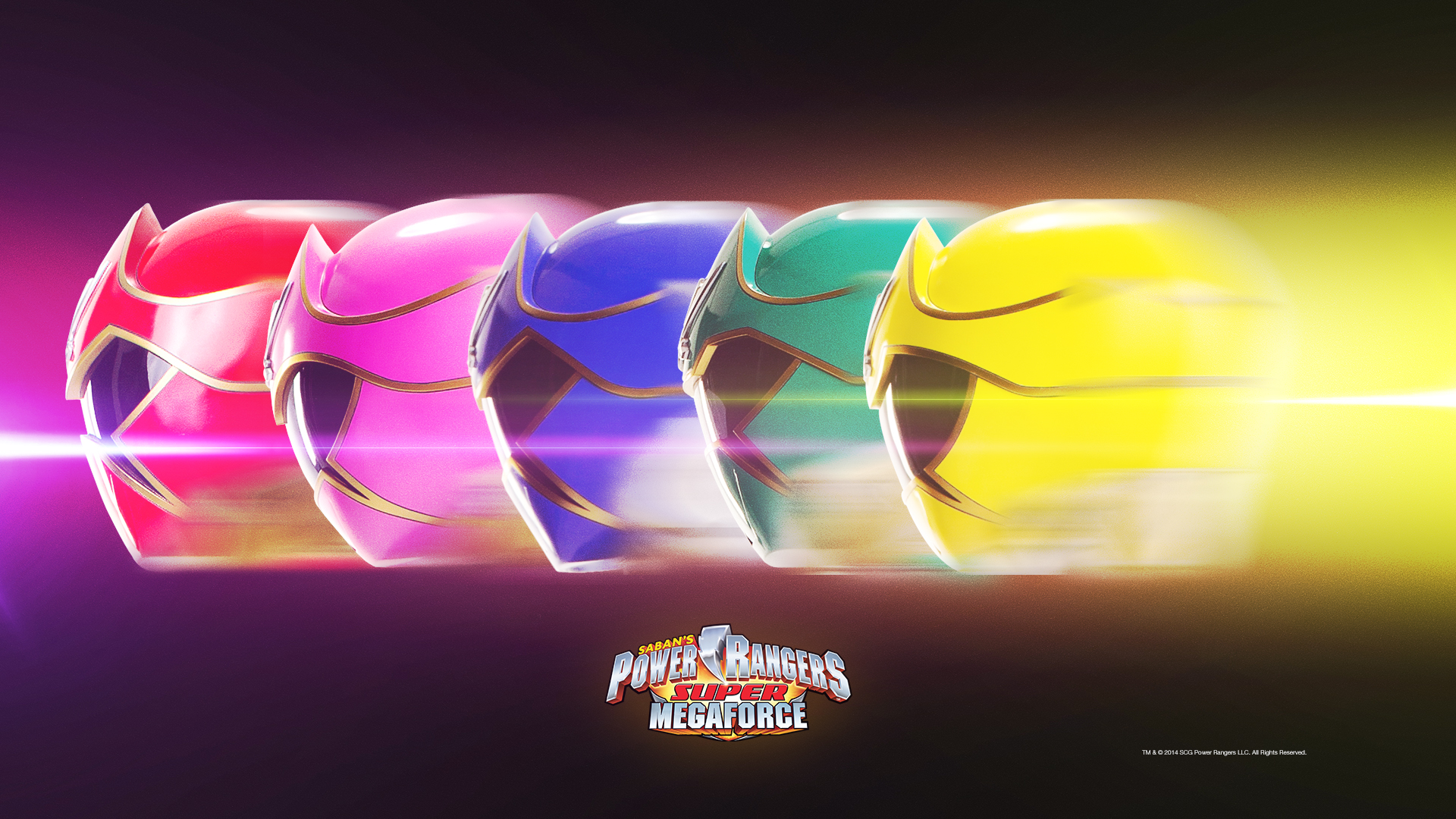 Power Rangers Wallpaper: Super Megaforce Streak |Desktop ...