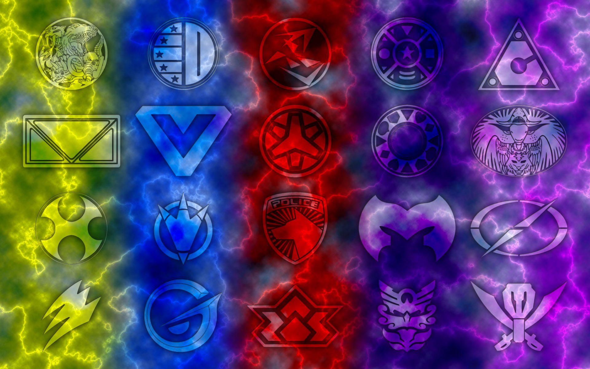 Power Rangers Megaforce Logo Wallpaper
