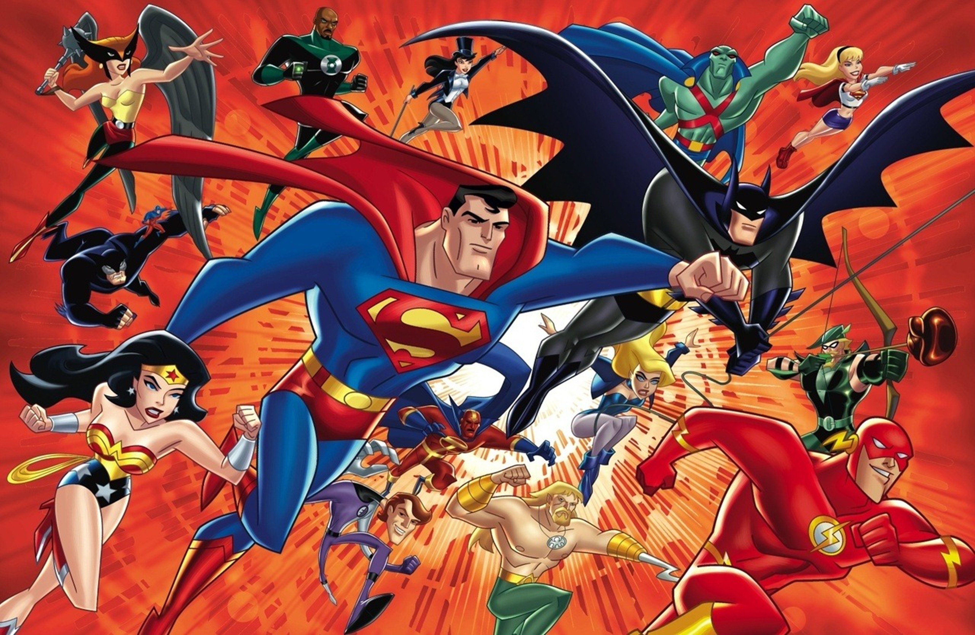 Dc comics justice league superheroes comics wallpaper 4000x2609