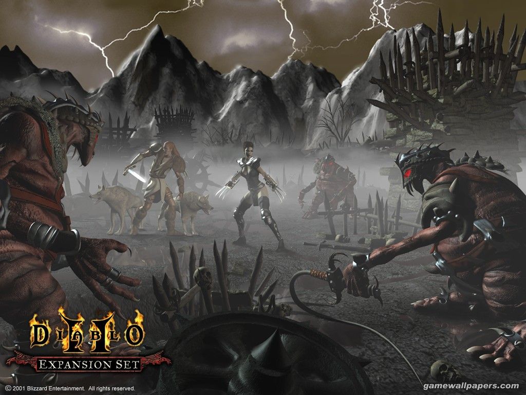 Adventure strategy games Diablo II - Game Backgrounds