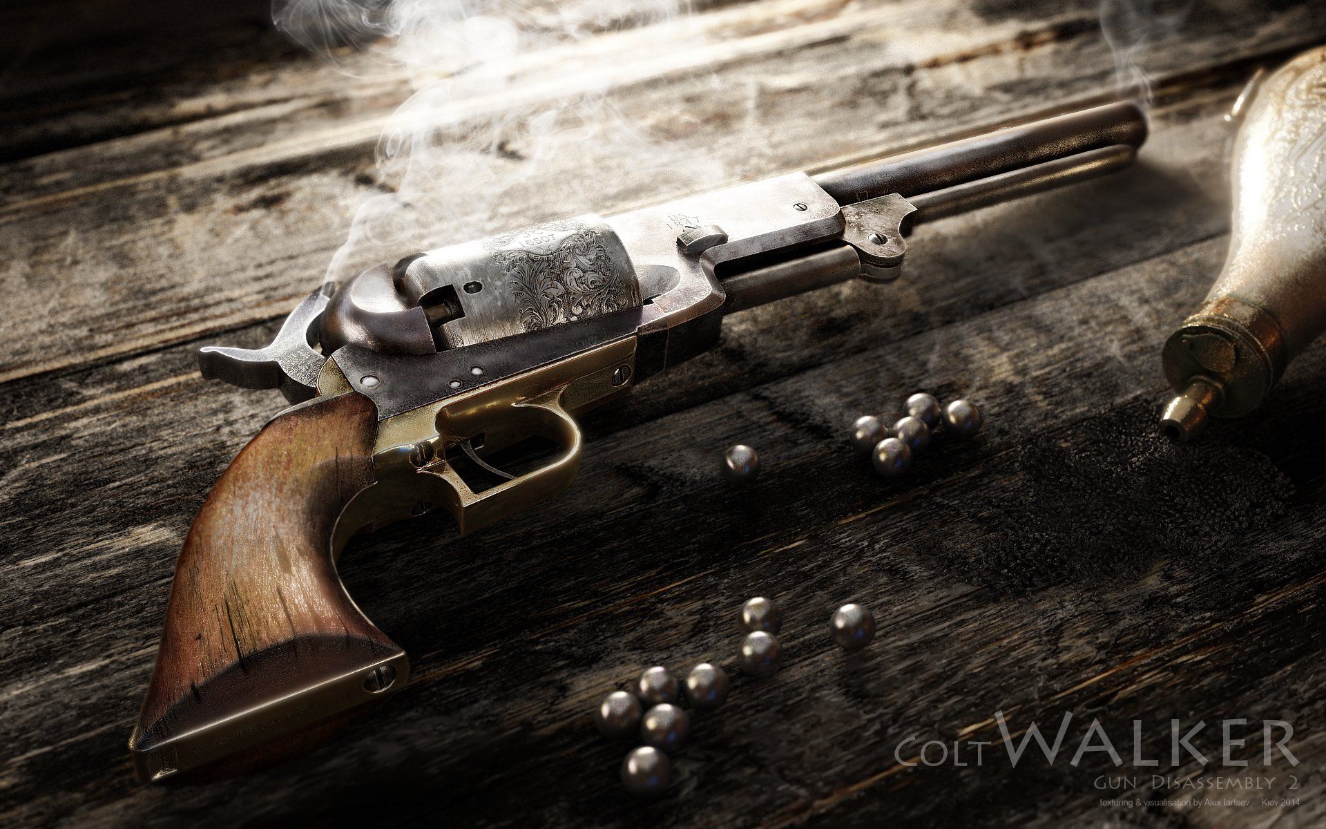 Colt walker weapon pistol western wallpaper 1920x1200 417112