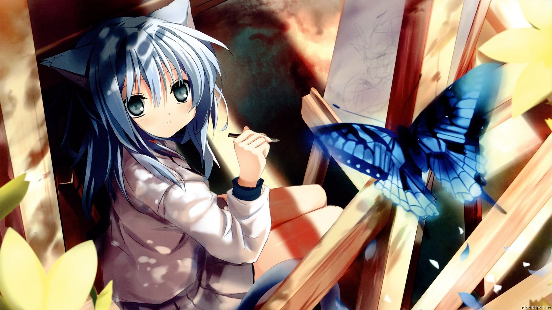 Download cute girl anime free from zet wallpaper 1920×1080 full hd ...