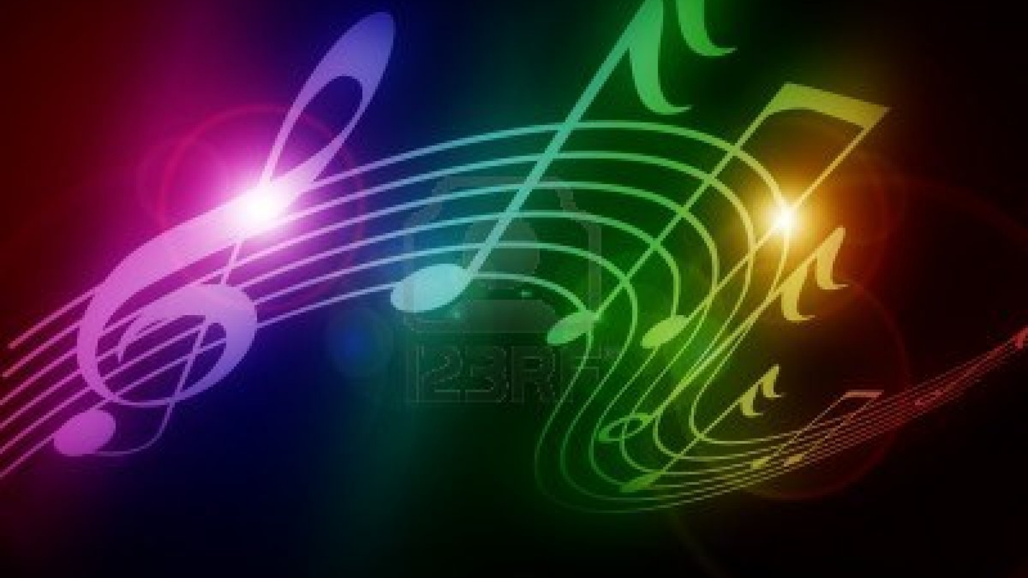 colorful music notes 13 1080p hd wallpapers