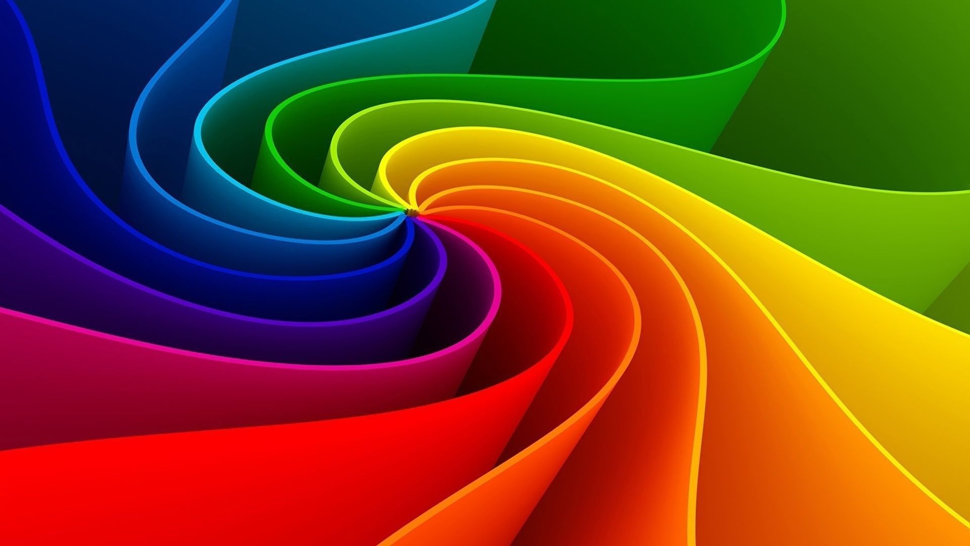 Amazing Colorful Circle Rainbow HD Wallpapers