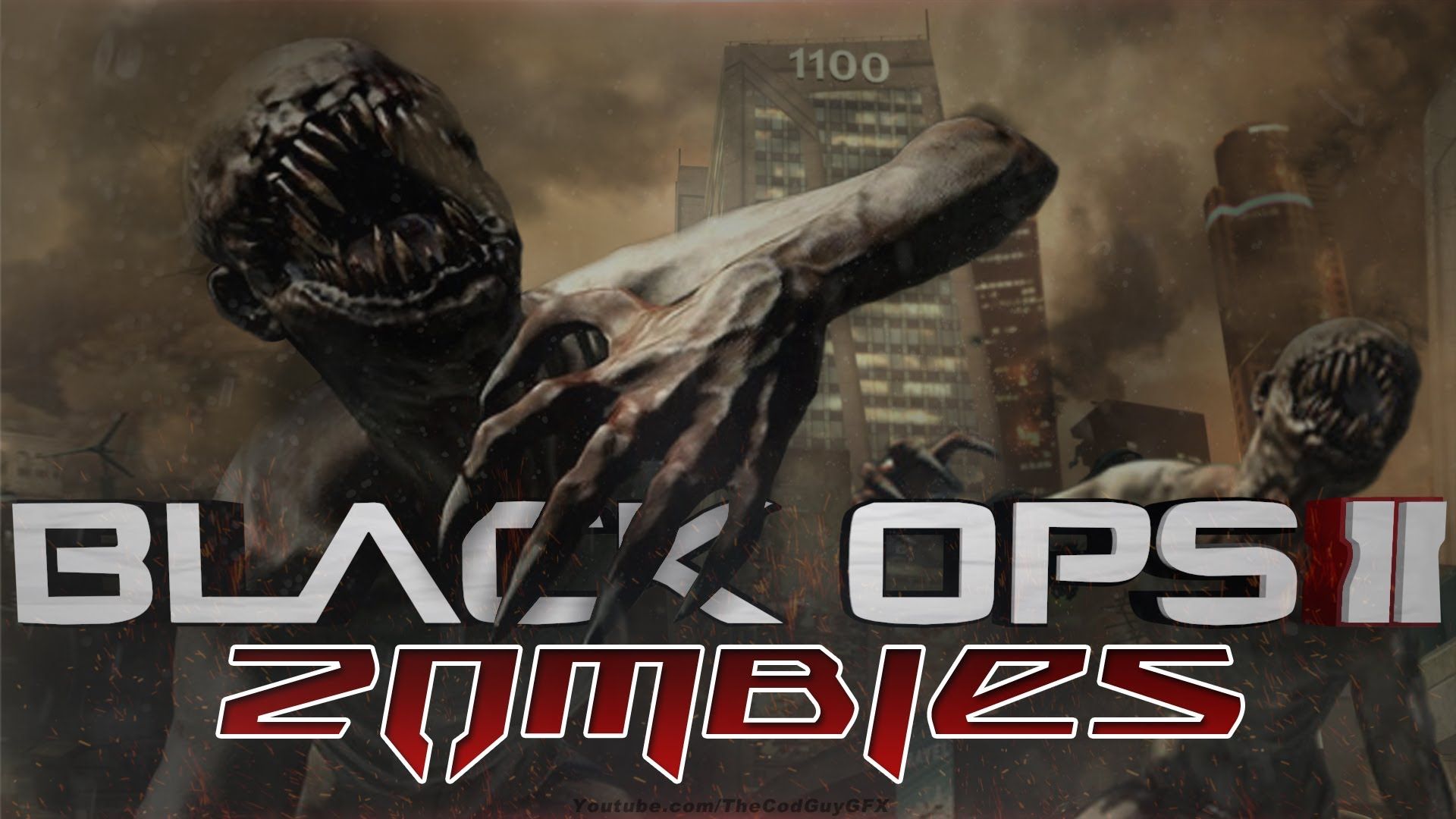 Black ops 2 Zombies Wallpaper SPEED ART USED BY WHITEBOY7THST