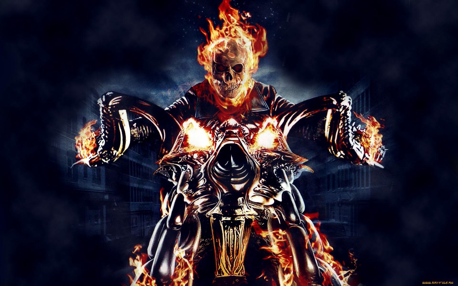 Ghost Rider Bike Wallpapers Desktop Background | HD Wallpapers Range