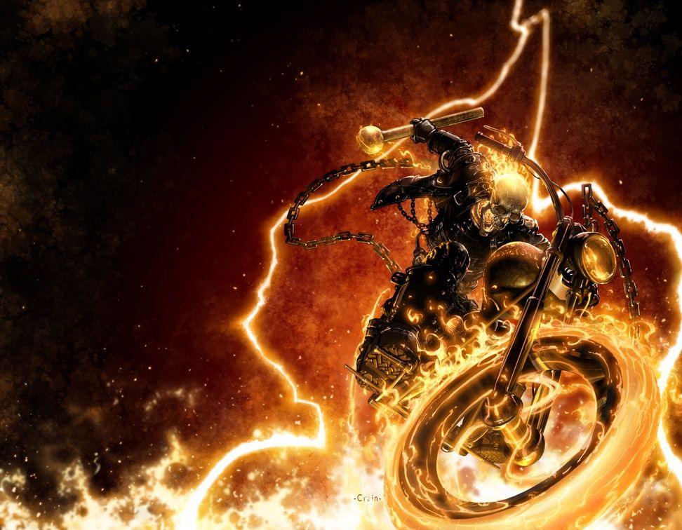 Ghost Rider Bike Mobile Wallpapers images