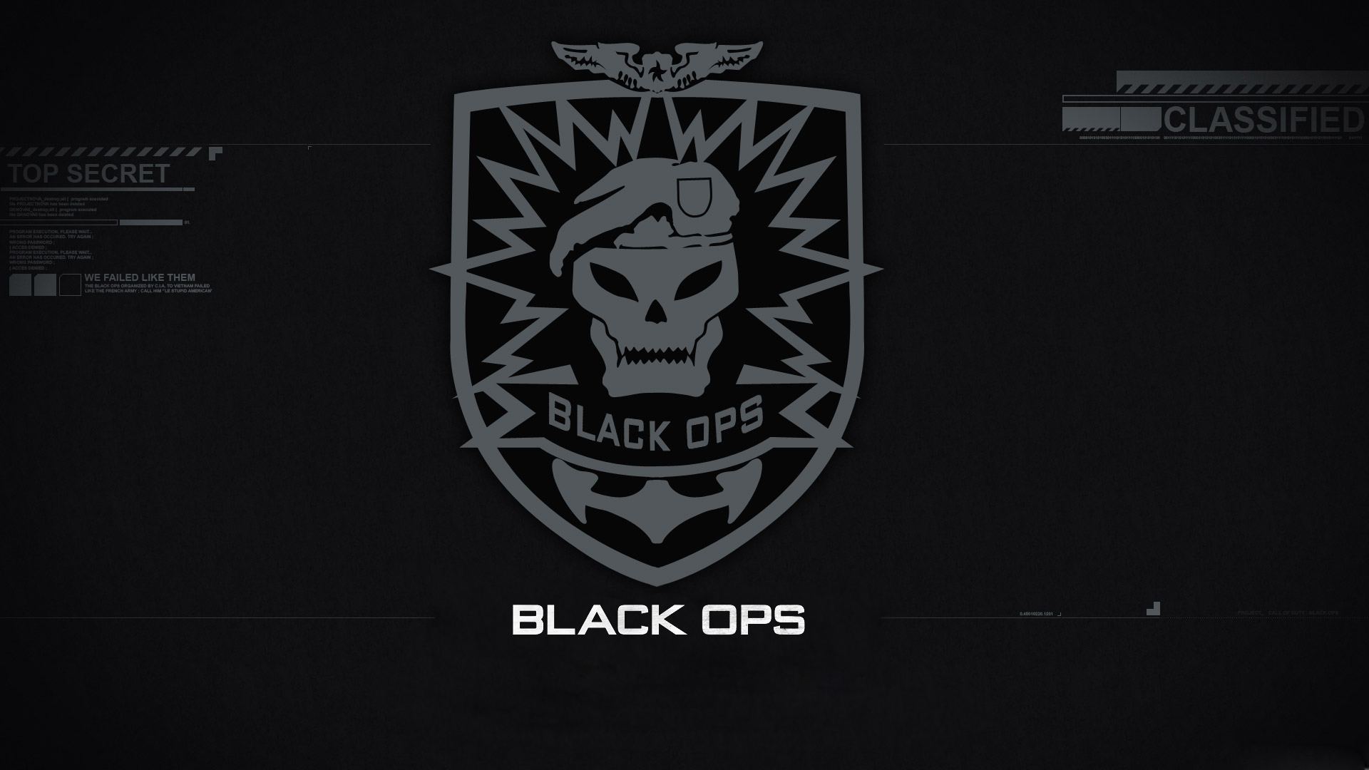 Download the Black Ops Logo Wallpaper, Black Ops Logo iPhone