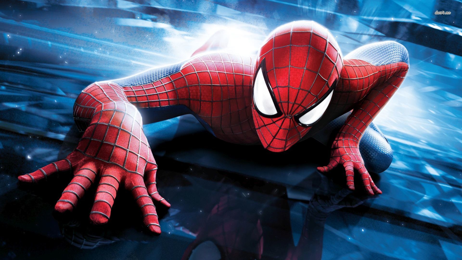 43325 spider man crawling on the building 1920x1080 movie ...