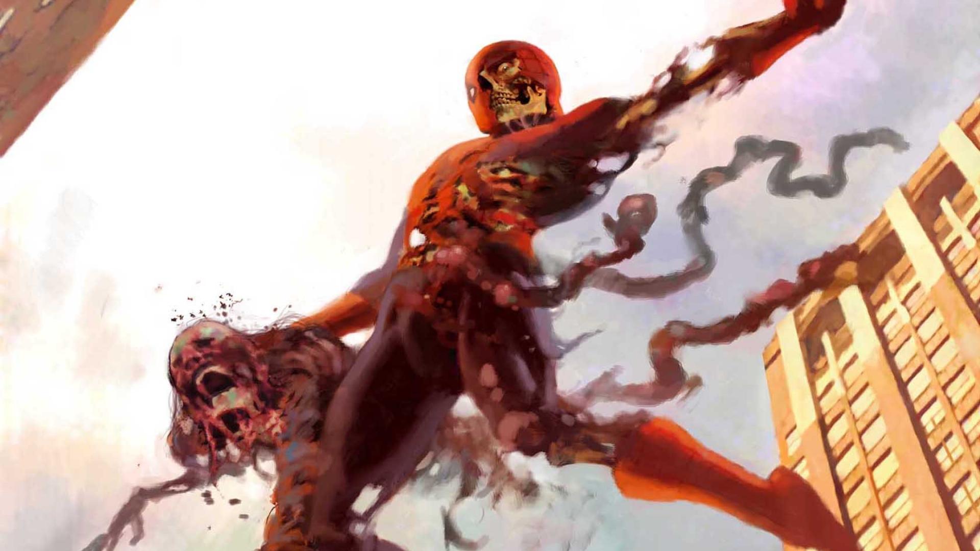 zombie spidey spiderman widescreen cartoon image background ...