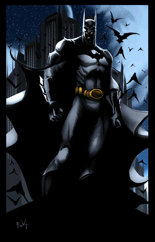 Batman Inspired Artwork - designrfix.com