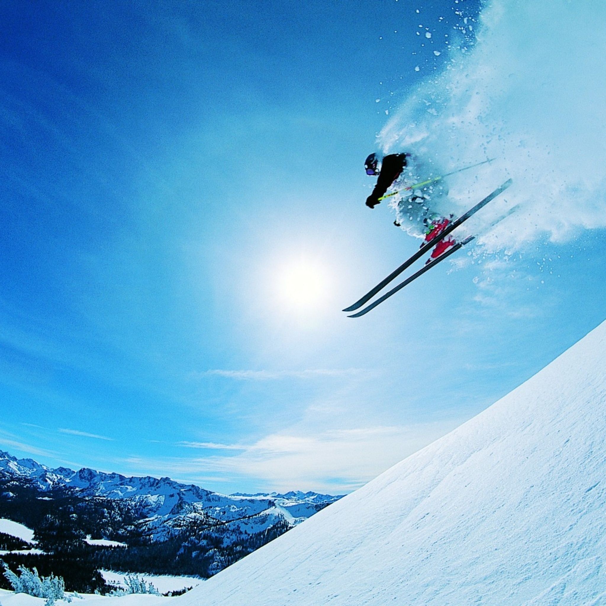 Extreme skiing iPad 3,4 & Air Wallpaper | ID: 26248