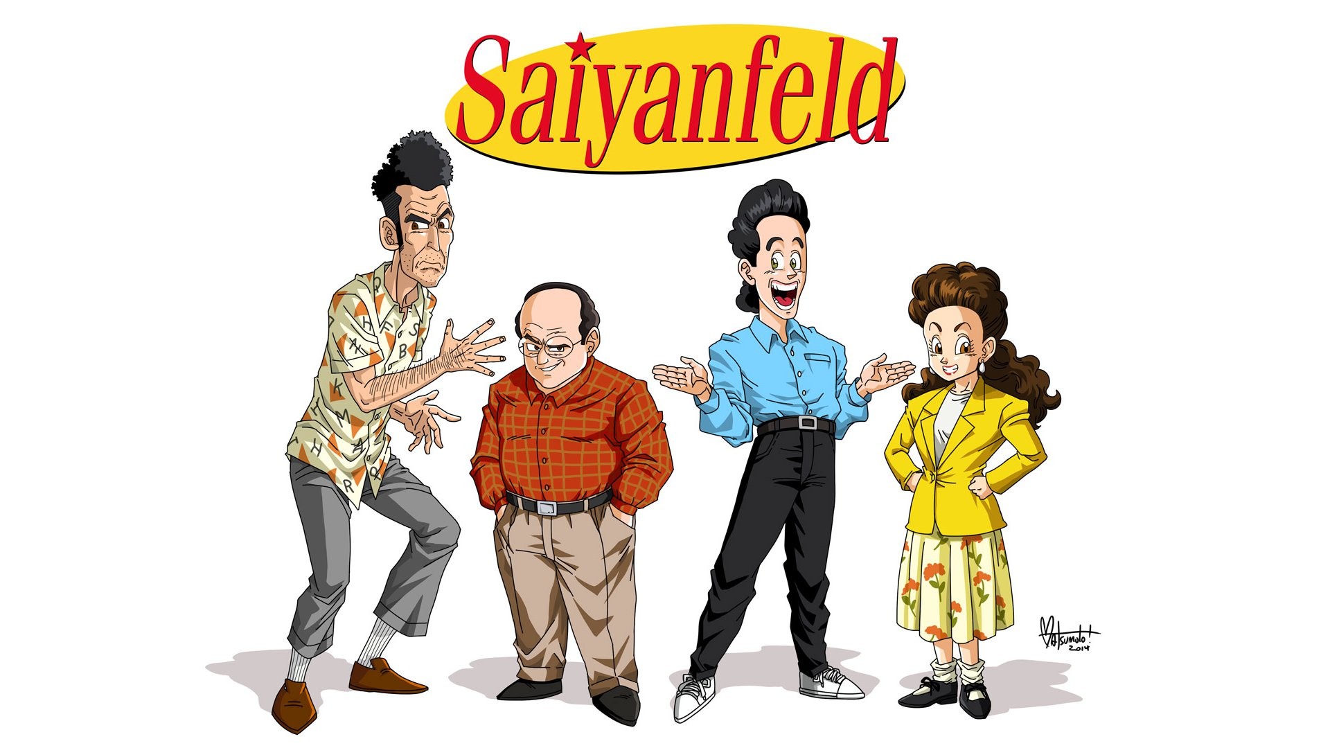 Seinfeld, #Dragon Ball Z, #crossover | Wallpaper No. 272063 ...