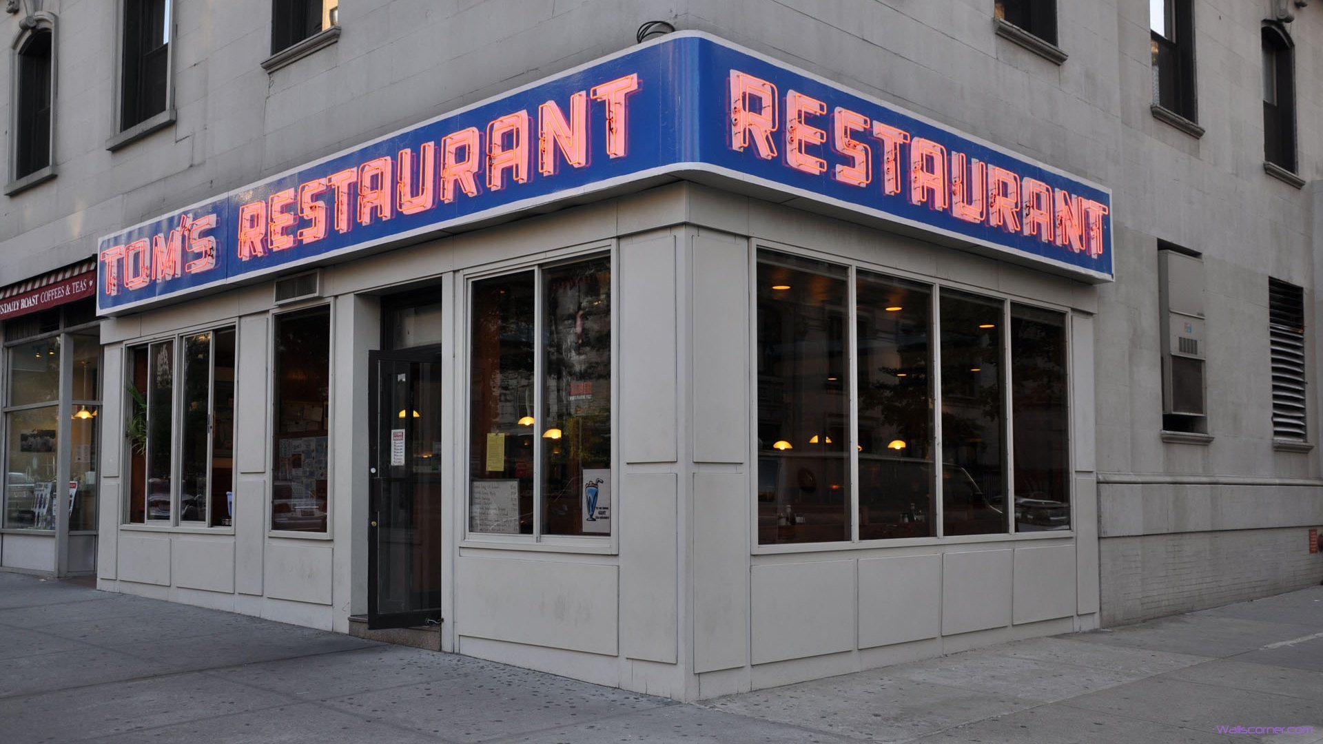 Other: Everybody Knows Restaurant City Neon Sidwalk Seinfeld Toms ...