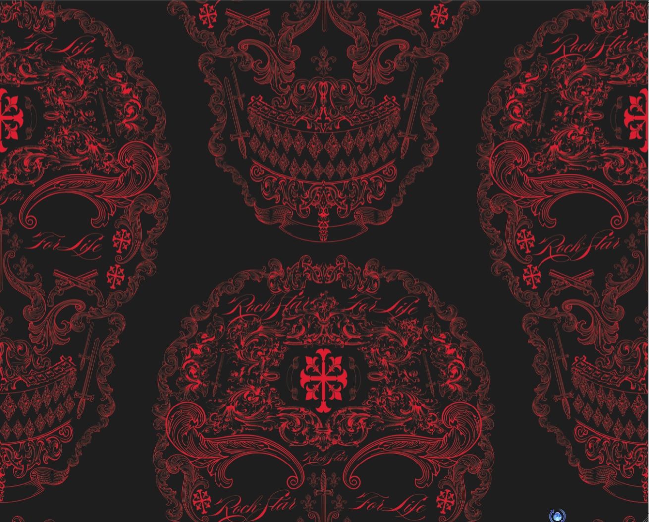 Gothic wallpaper – skulls — thefashionatetraveller.com