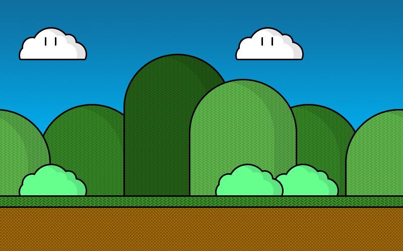 Create a moving background for games in Canvas | uiupdates