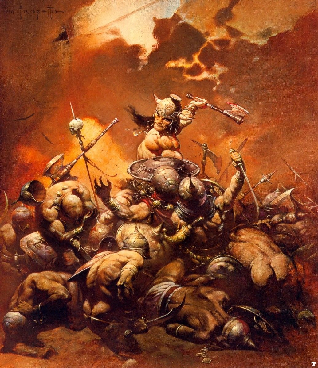 Conan The Barbarian Art Frazetta - wallpaper