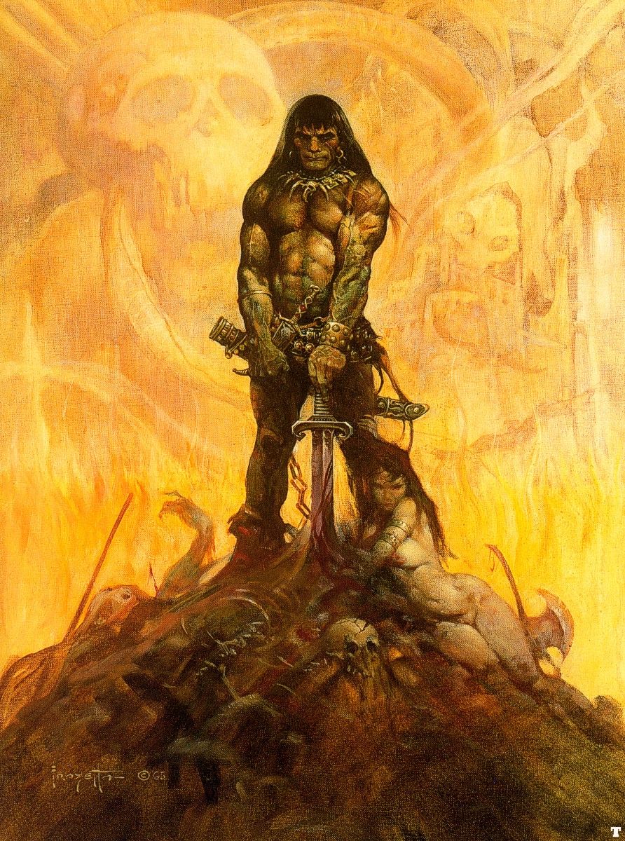 Conan The Barbarian Art Frazetta - wallpaper.
