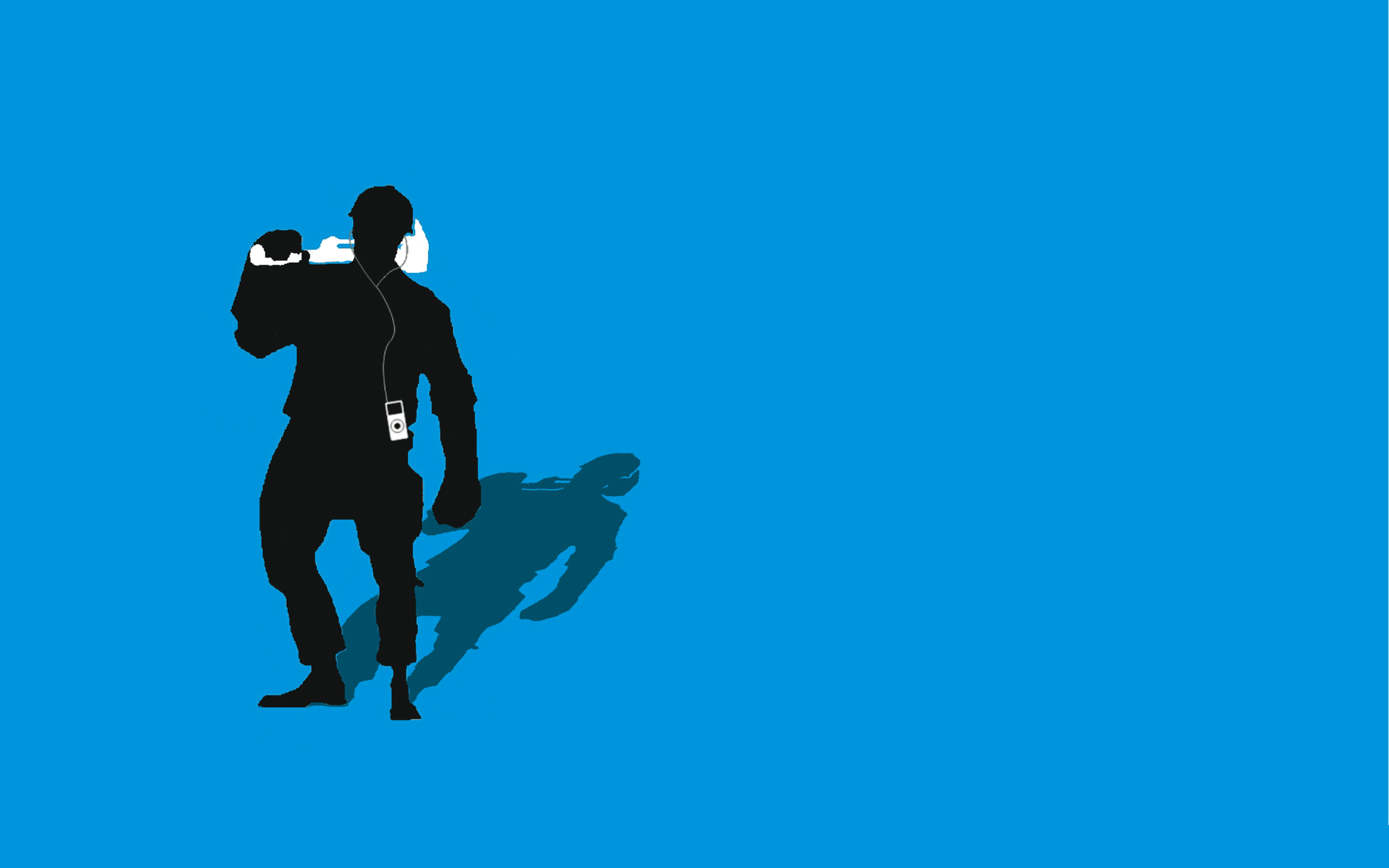 TF2 Blue Engineer Silhouette iPodEarbuds 2560x1600 by cwegrecki on ...